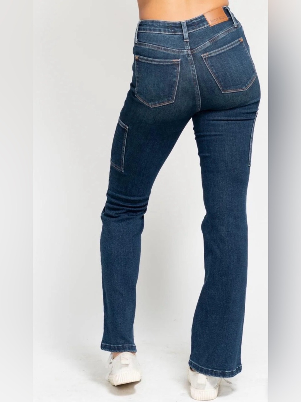 Judy Blue High Waist Cargo
Bootcut Denim Jeans - Picture 2 of 6